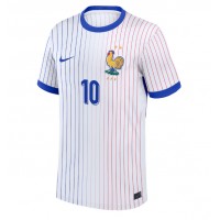 Maglia Calcio Francia Kylian Mbappe #10 Seconda Divisa Europei 2024 Manica Corta